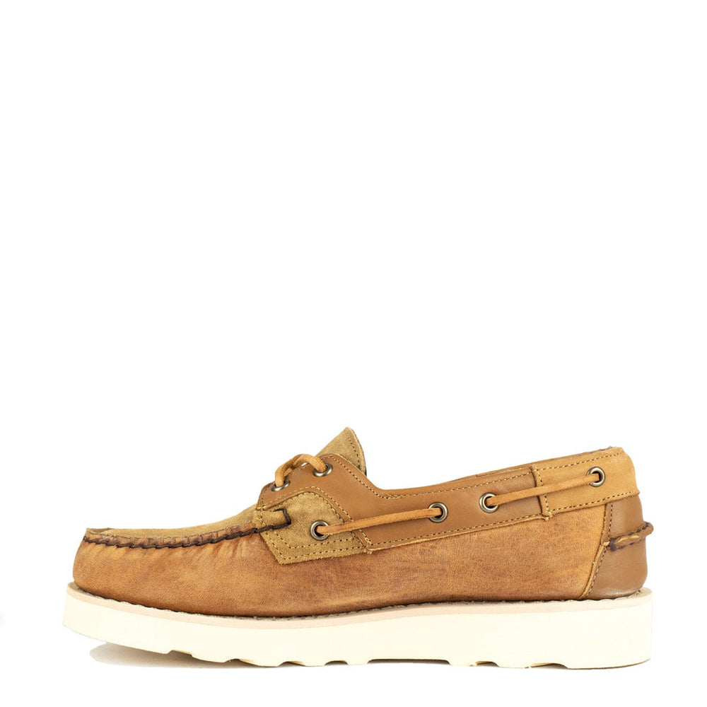 Sebago x Engineered Garments Rossisland Mix Eva Brown Tan Sebago x Engineered Garments