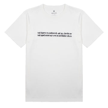 Snow Peak Typography Tee White Snow Peak