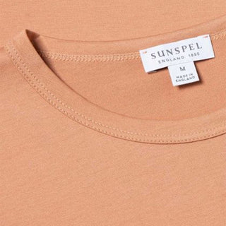 Sunspel Classic Crew Neck T-Shirt Clay Sunspel
