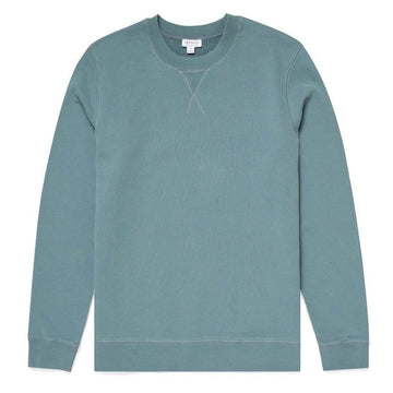Sunspel Loopback Sweatshirt Dove Grey Sunspel