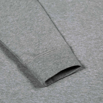 Sunspel Loopback Sweatshirt Grey Melange Sunspel