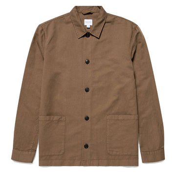 Sunspel Twin Pocket Jacket Dark Tan Sunspel