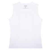Sunspel Womens Boy Fit Tank T-Shirt White Sunspel