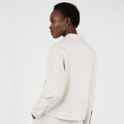 Sunspel Womens Chore Jacket Chalk Sunspel