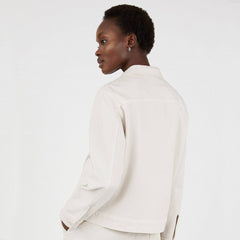 Sunspel Womens Chore Jacket Chalk Sunspel