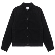 Sunspel Womens Corduroy Boxy Jacket Black Sunspel