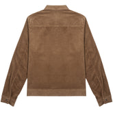Sunspel Womens Corduroy Boxy Jacket Dark Camel Sunspel