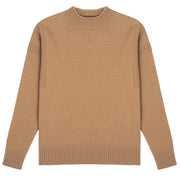 Sunspel Womens Fisherman Jumper Camel Sunspel