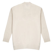 Sunspel Womens Lambswool Cardigan Ecru Sunspel