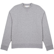 Sunspel Womens Loopback Sweatshirt Grey Melange Sunspel