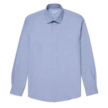 Sunspel Casual L/S Shirt Dark Blue Oxford Sunspel
