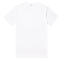 Sunspel Mock Neck T-Shirt White Sunspel