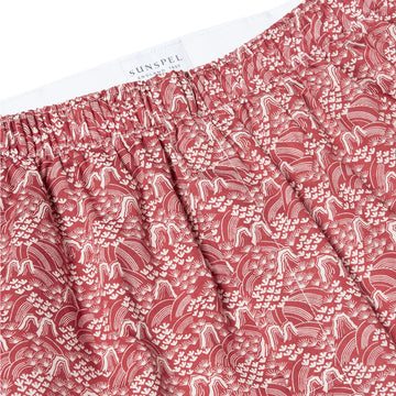 Sunspel Printed Boxer Short Liberty Japanese Floral Sunspel