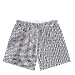 Sunspel Printed Boxer Shorts Penguin Colony Sunspel