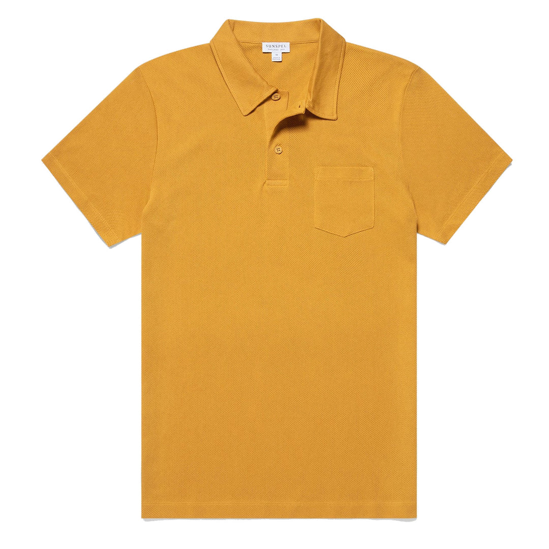 Sunspel Riviera Polo Shirt Cider Sunspel