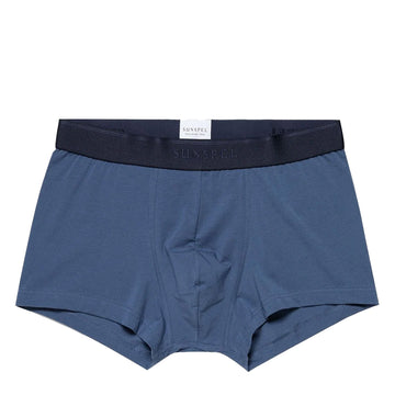 Sunspel Stretch Cotton Trunks Atlantic Blue Sunspel