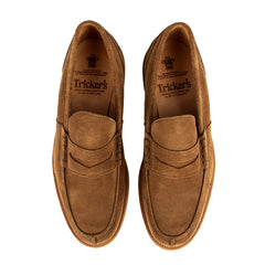 Trickers James Penny Loafer Snuff Repello Suede Trickers
