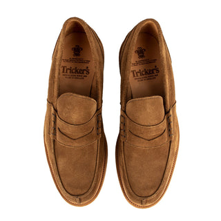 Trickers James Penny Loafer Snuff Repello Suede Trickers