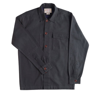 USKEES 3003 Buttoned Workshirt Charcoal Uskees