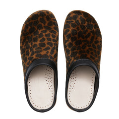 Yogi Floyd Animal Print Mule Leopard Yogi