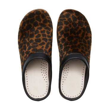 Yogi Floyd Animal Print Mule Leopard Yogi