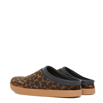 Yogi Floyd Animal Print Mule Leopard Yogi