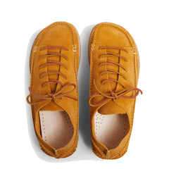 Yogi Finn Suede Lace Up Shoe On Crepe Turmeric Yogi