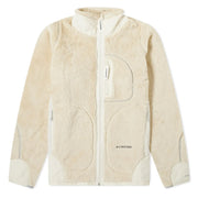 And Wander High Loft Fleece Jacket Off White - Parasol Store