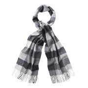 Barbour Large Tattersall Scarf Charcoal Barbour
