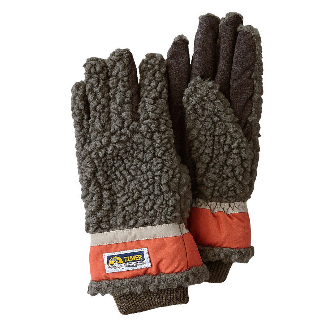 Elmer Gloves Wool Pile 5 Finger Glove Khaki Elmer Gloves