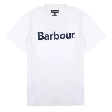 Barbour Logo T-Shirt White Barbour