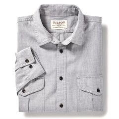 Filson Lightweight Alaskan Guide Shirt Heather Grey Filson