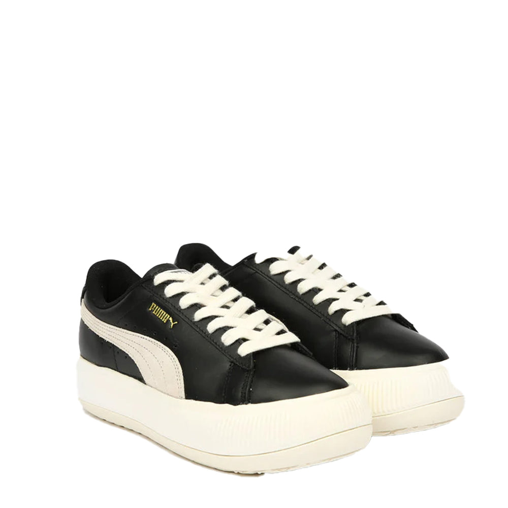 Puma Womens Suede Mayu Trainer  Black / Marshmallow Puma